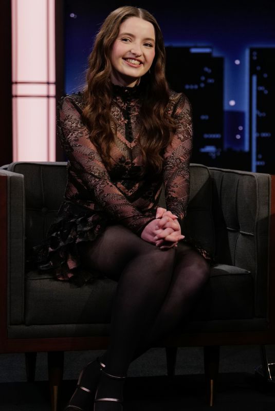 LUCY HALLIDAY at Jimmy Kimmel Live! 04/14/2026
