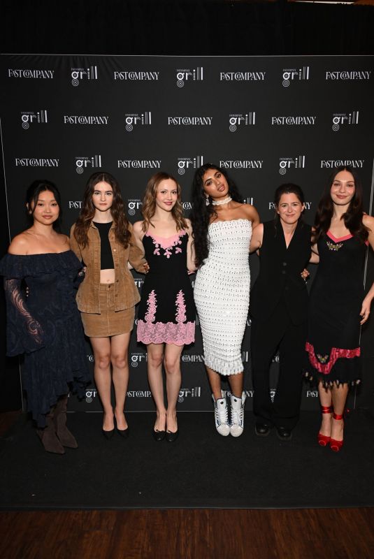 MADDIE ZIEGLER, IRIS APATOW, AVANTIKA VANDANAPU, LANA CONDOR and MILLICENT SIMMONDS at Pretty Lethal - Fast Company Grill Presents: Inside Pretty Lethal 03/14/2026
