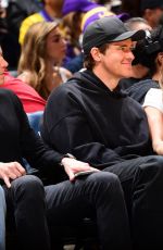 MADISON BEER at Cleveland Cavaliers vs Los Angeles Lakers Game at Crypto.com Arena in Los Angeles 03/31/2026