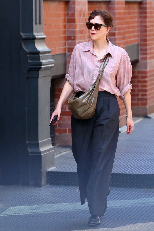 MAGGIE GYLLENHAAL Out and About in New York City 04/16/2026