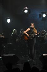MAGGIE ROGERS Performs at Late Show with Stephen Colbert at Ed Sullivan Theatre in New York 04/01/2026