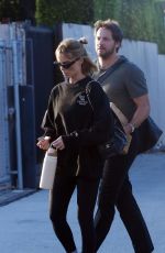 MARGOT ROBBIE and Tom Ackerley Leaves Their Office in Los Angeles 04/01/2026