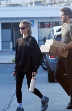 MARGOT ROBBIE and Tom Ackerley Leaves Their Office in Los Angeles 04/01/2026