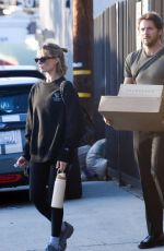 MARGOT ROBBIE and Tom Ackerley Leaves Their Office in Los Angeles 04/01/2026