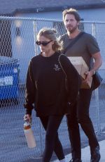 MARGOT ROBBIE and Tom Ackerley Leaves Their Office in Los Angeles 04/01/2026