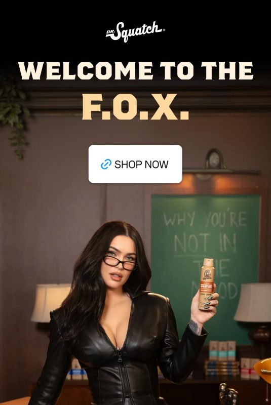 MEGAN FOX – Dr. Squatch Photoshoot, April 2026