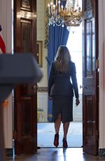 MELANIA TRUMP Delivers a Statement About Epstein Case at White House in Washington,D.C 04/09/2026