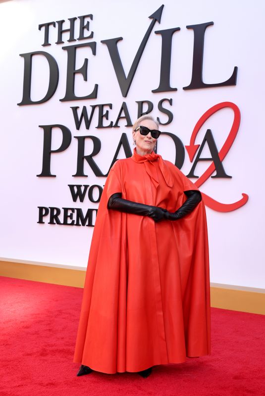 MERYL STREEP at The Devil Wears Prada 2 Premiere in New York City 04/20/2026