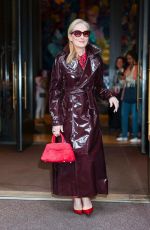 MERYL STREEP Leaves Her Hotel in New York City 04/18/2026