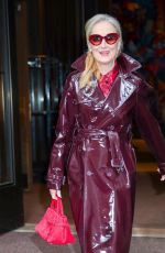 MERYL STREEP Leaves Her Hotel in New York City 04/18/2026