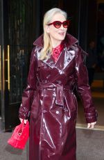 MERYL STREEP Leaves Her Hotel in New York City 04/18/2026