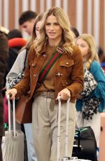 MICHELLE HUNZIKER Leaves Milan Airport 04/03/2026