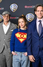 MILLY ALCOCK at Warner Bros. Pictures Presentation CinemaCon 2026 at Dolby Colosseum in Las Vegas 04/14/2026