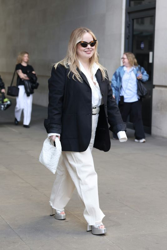 NICOLA COUGHLAN Leaves BBC Radio 6 Studios in London 04/14/2026
