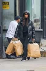 NINA DOBREV Out Shopping with Her Dog in New York City 04/02/2026