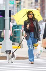 NINA DOBREV Out with Her Dog in New York City 04/04/2026