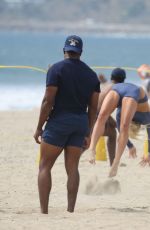OLIVIA DUNNE Filming Baywatch in Santa Monica 04/16/2026