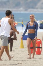 OLIVIA DUNNE Filming Baywatch in Santa Monica 04/16/2026