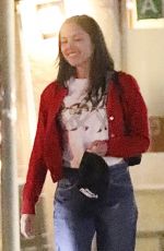 OLIVIA RODRIGO and Cameron Winter Out for Dinner in Los Angeles 04/14/2026