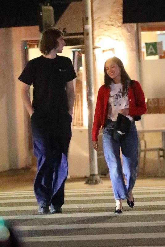 OLIVIA RODRIGO and Cameron Winter Out for Dinner in Los Angeles 04/14/2026