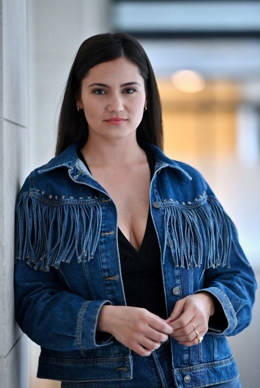OPHELIE BAU at a Photoshoot at 6th Reims Polar Film Festival in Reims 04/02/2026