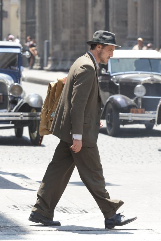 Pedro Pascal on set of his upcoming film De Noche in Mexico City 04/03/2026