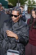 RIHANNA and A$AP Rocky Arrives at Siena in Paris 04/04/2026