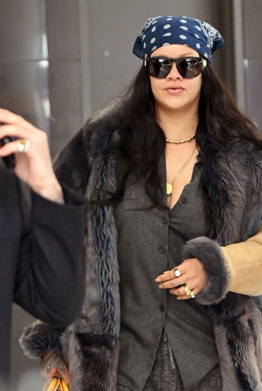 RIHANNA Arrives in New York City 04/12/2026