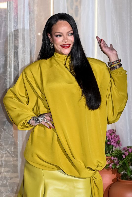 RIHANNA at Launch of Her Fenty Beauty Brand in Mumbai 04/24/2026