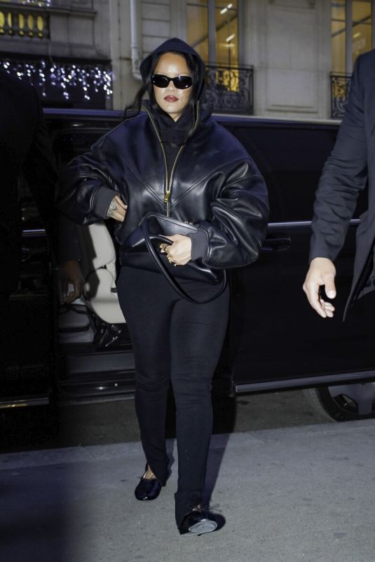 RIHANNA Out Shopping at Jimmy Choo in Paris 04/06/2026