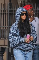 RIHANNA Out with Friends in Brooklyn in New York City 04/15/2026