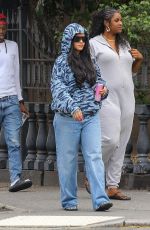 RIHANNA Out with Friends in Brooklyn in New York City 04/15/2026