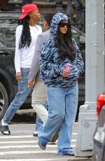 RIHANNA Out with Friends in Brooklyn in New York City 04/15/2026