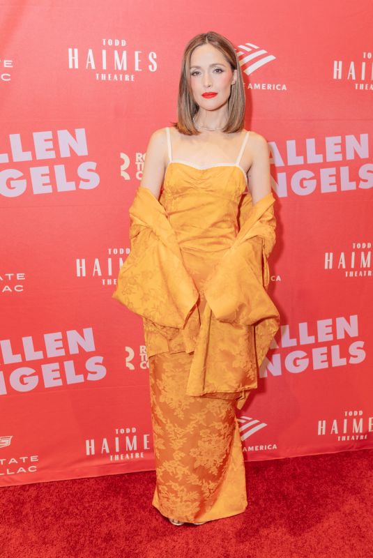 ROSE BYRNE at Fallen Angels Broadway Opening Night at Todd Haimes Theatre in New York 04/19/2026