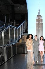 ROWAN BLANCHARD, CHASE INFINITI LUCY HALLIDAY and MATTEA CONFORTI at Empire State Building in New York City 04/07/2026