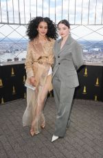 ROWAN BLANCHARD, CHASE INFINITI LUCY HALLIDAY and MATTEA CONFORTI at Empire State Building in New York City 04/07/2026