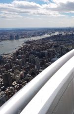 ROWAN BLANCHARD, CHASE INFINITI LUCY HALLIDAY and MATTEA CONFORTI at Empire State Building in New York City 04/07/2026
