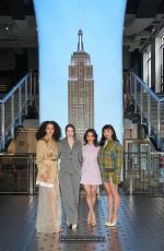 ROWAN BLANCHARD, CHASE INFINITI LUCY HALLIDAY and MATTEA CONFORTI at Empire State Building in New York City 04/07/2026
