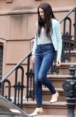 SHAILENE WOODLEY on the Set of Count My Lies in New York City 04/03/2026
