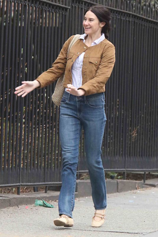 SHAILENE WOODLEY on the Set of Count My Lies in New York City 04/03/2026