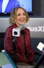 SHARON STONE at SiriusXM Studios in New York City 04/01/2026