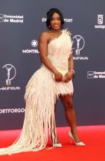 SIMONE BILES at Laureus World Sports Awards 2026 in Madrid 04/20/2026