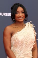 SIMONE BILES at Laureus World Sports Awards 2026 in Madrid 04/20/2026