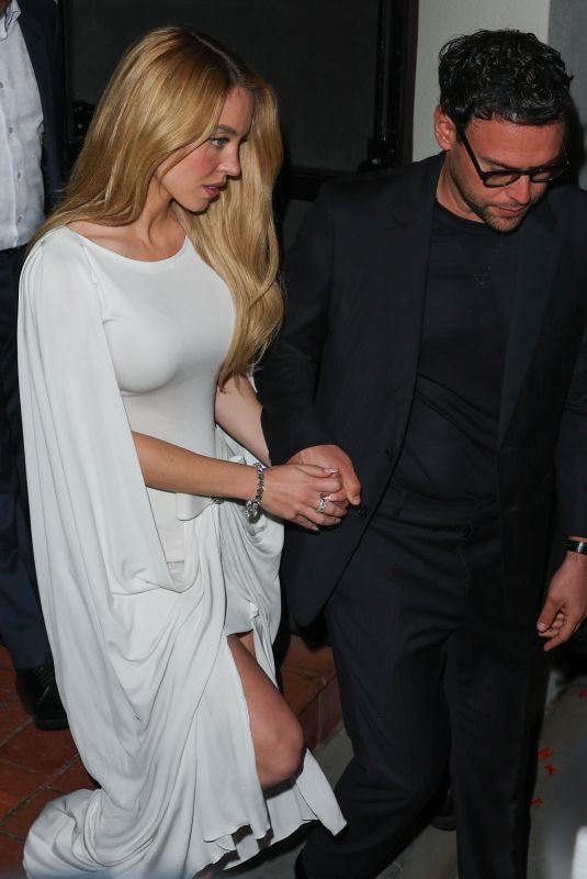 SYDNEY SWEENEY and Scooter Braun Leaves Euphoria Premiere Party in West Hollywood 04/07/2026
