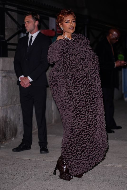 TEYANA TAYLOR Arrives at Tiffany Blue Book Gala in New York 04/16/2026