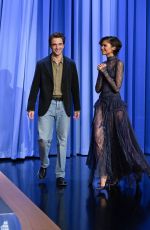 ZENDAYA and Robert Pattinson at Tonight Show Starring Jimmy Fallon 04/01/2026