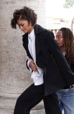ZENDAYA Arrives at Campidoglio in Rome 03/27/2026