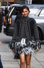 ZENDAYA Leaves Good Morning America Studio in New York City 04/01/2026