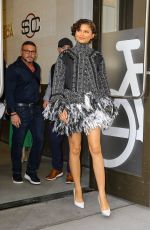 ZENDAYA Leaves Good Morning America Studio in New York City 04/01/2026