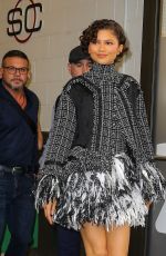 ZENDAYA Leaves Good Morning America Studio in New York City 04/01/2026